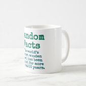 世界最古の木製ホイール – Trivia Fact コーヒーマグカップ (正面右)