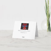 世界最古の祝日の挨拶状 シーズンカード (裏面)