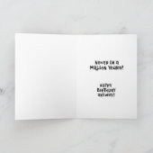 世界最古の誕生日願望 カード (内部)