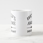 世界最多の歯科補素晴らし助者 ジャンボコーヒーマグカップ (正面)