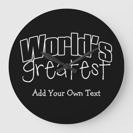 世界最大のカスタム ラージ壁時計 (正面)