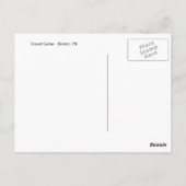 世界最大のギター – ブリストル、TN ポストカード (裏面)