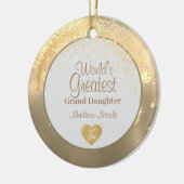 世界最大のグランドドータークリスマス セラミックオーナメント (左)