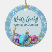 世界最大のグランドドータークリスマス セラミックオーナメント (正面)