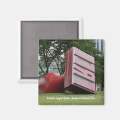 世界最大のゴムスタンプ冷凍機磁石 マグネット (正面/裏面)