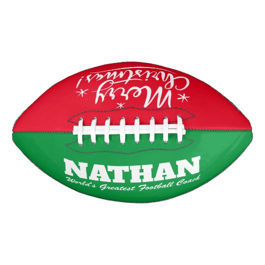 世界最大のサッカーコーチクリスマスプレゼント アメリカンフットボール (正面)