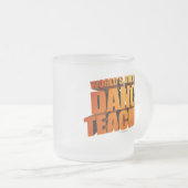 世界最大のダンス先生フロステッドグラスコーヒー フロストグラスマグカップ (正面右)