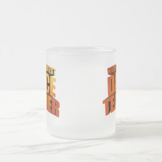 世界最大のダンス先生フロステッドグラスコーヒー フロストグラスマグカップ (中央)