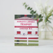 世界最大のティーポット ポストカード (スタンド正面)