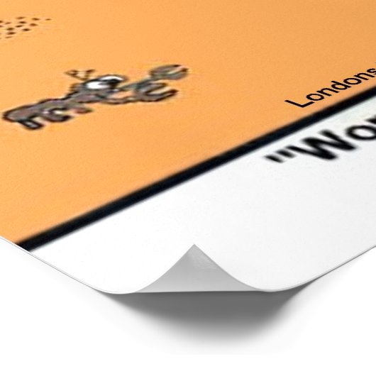 世界最大のトイレおもしろいアートポスター ポスター (角)