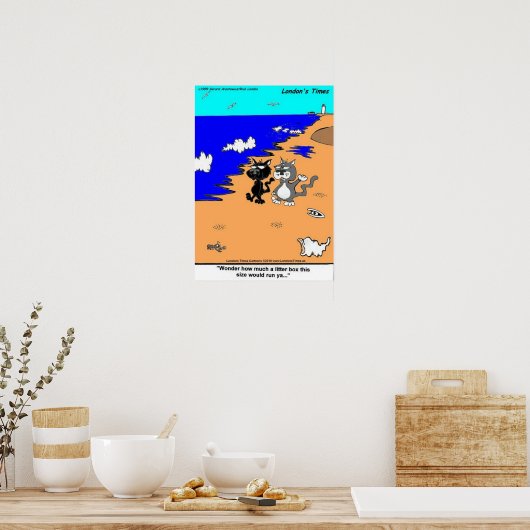 世界最大のトイレおもしろいアートポスター ポスター (キッチン)