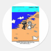 世界最大のトイレおもしろいギフト ラウンドシール (正面)