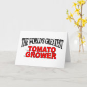 世界最大のトマト栽培者 カード (黄色い花)