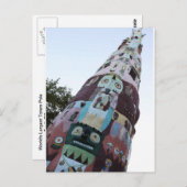 世界最大のトーテムポール ポストカード (正面/裏面)