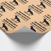 世界最大のドイツの羊飼い ラッピングペーパー (角)