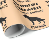 世界最大のドイツの羊飼い ラッピングペーパー (ロールコーナー)