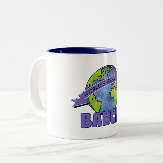 世界最大のバブシア ツートーンマグカップ (正面左)