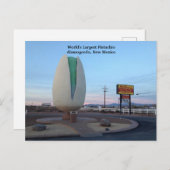 世界最大のピスタチオ ポストカード (正面/裏面)