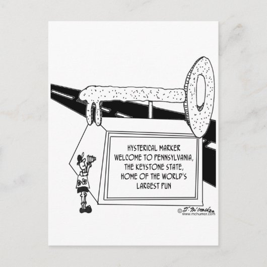 世界最大のプリン ポストカード (正面)