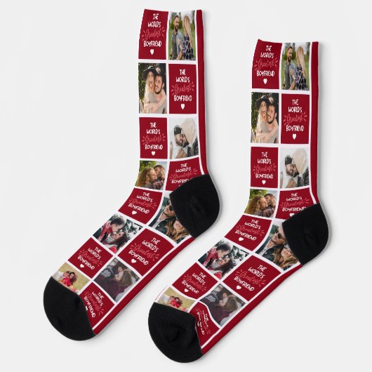 世界最大のボーイフレンドのバレンタインデー ソックス (左)