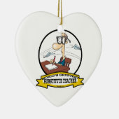 世界最大の代替先生男性漫画 セラミックオーナメント (右)