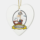 世界最大の代替先生男性漫画 セラミックオーナメント (左)