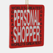 世界最大の個人買い物客 セラミックオーナメント (右)