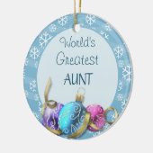 世界最大の叔母クリスマスオーナメント セラミックオーナメント (左)