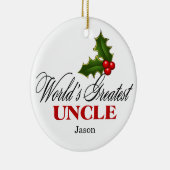世界最大の叔父 セラミックオーナメント (右)