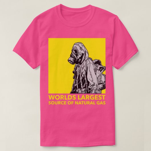 世界最大の天然ガス源39 Tシャツ (デザイン正面)