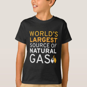 世界最大の天然ガス源 Tシャツ