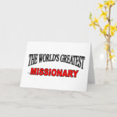 世界最大の宣教師 カード (黄色い花)