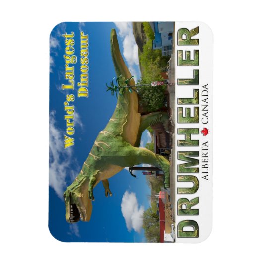 世界最大の恐竜 – 土産冷蔵庫用マグネット マグネット (縦)