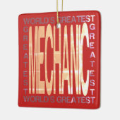 世界最大の整備士 セラミックオーナメント (左)