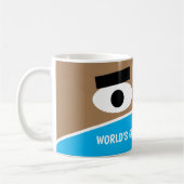 世界最大の歯医者おもしろい顔マスク コーヒーマグカップ (左)