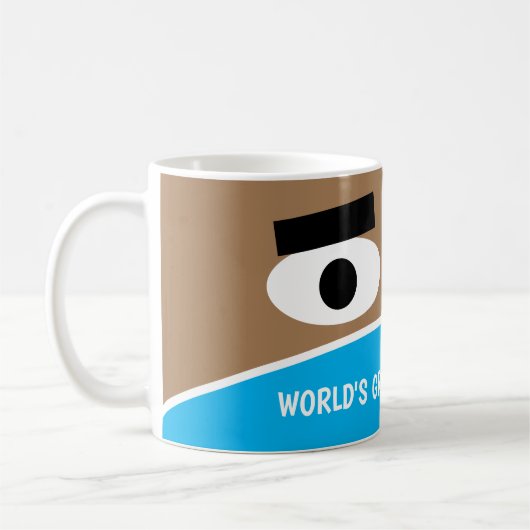 世界最大の歯医者おもしろい顔マスク コーヒーマグカップ (左)