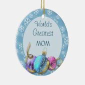 世界最大の母クリスマスオーナメント セラミックオーナメント (右)