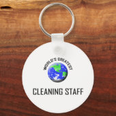 世界最大の清掃スタッフ キーホルダー (正面)