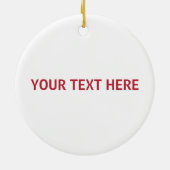 世界最大の義兄 セラミックオーナメント (裏面)