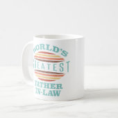世界最大の義父 コーヒーマグカップ (正面左)