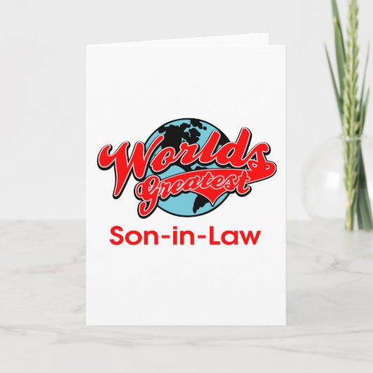 世界最大の義理の息子 カード (正面)