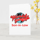 世界最大の義理の息子 カード (黄色い花)