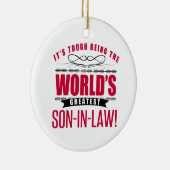 世界最大の義理の息子 セラミックオーナメント (右)