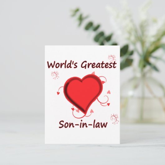 世界最大の義理の息子 ポストカード (スタンド正面)