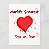 世界最大の義理の息子 ポストカード (正面)