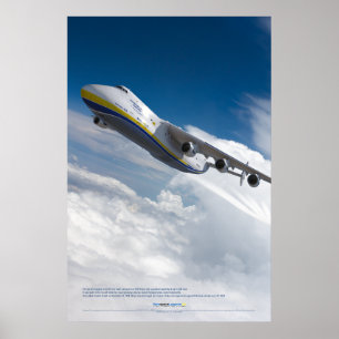 世界最大の航空機、アントノフAn-225 ムリーヤ ポスター