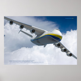 世界最大の航空機、アントノフAn-225 ムリーヤ ポスター