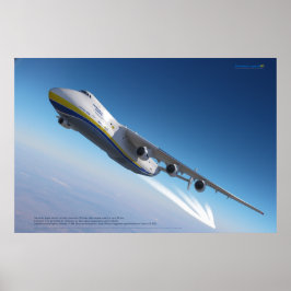 世界最大の航空機、アントノフAn-225 ムリーヤ ポスター