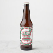 世界最大の誕生日パーティーの電飾看板 ビールラベル (正面)