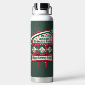 世界最大の誕生日パーティーマーキー ウォーターボトル (背面)